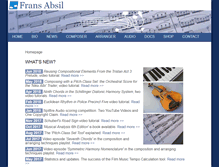 Tablet Screenshot of fransabsil.nl